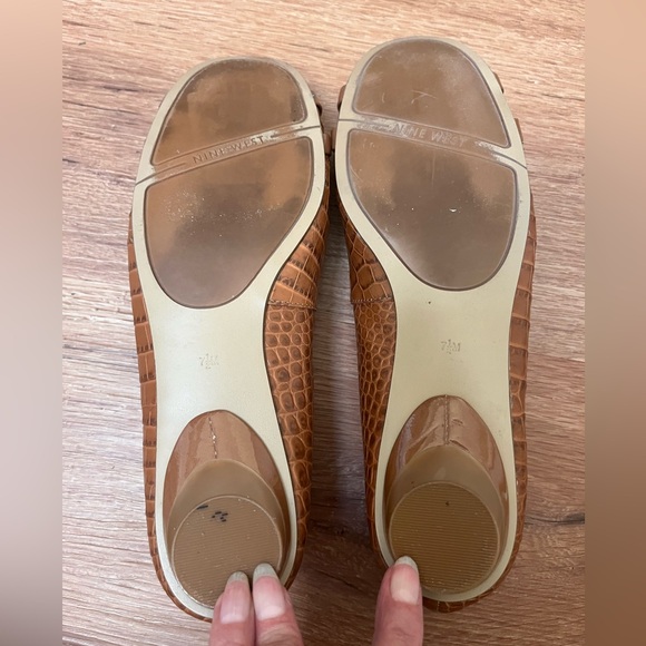 Nine West leather flats, size 7 1/2 - Picture 3 of 6